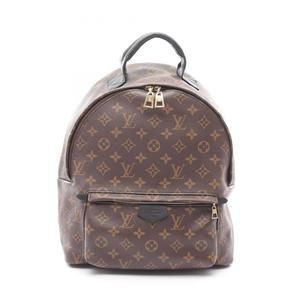 LOUIS VUITTON Black Monogram Leather Backpack